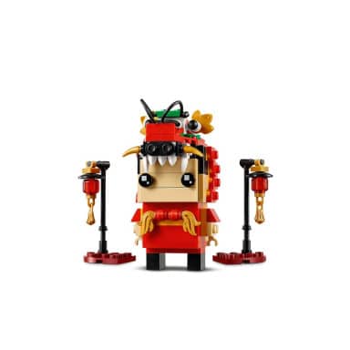 LEGO 40354 BrickHeadz Chłopak tańczący taniec smoka – zdjęcie