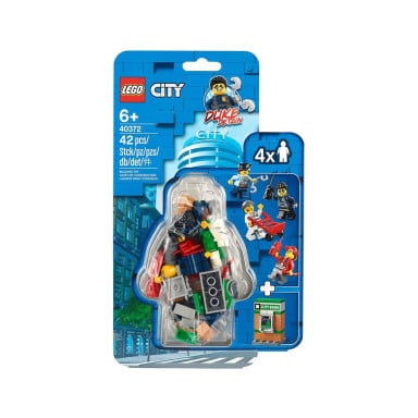LEGO 40372 City Zestaw akcesoriów i minifigurek policyjnych – zdjęcie