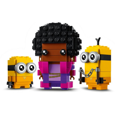 LEGO 40421 BrickHeadz Belle Bottom, Kevin i Bob – zdjęcie