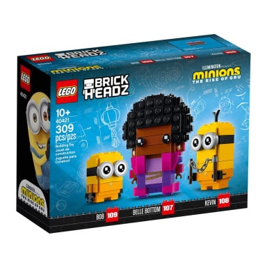 LEGO 40421 BrickHeadz Belle Bottom, Kevin i Bob – zdjęcie