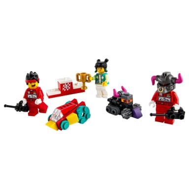 LEGO 40472 Monkie Kid Monkie Kid i wyścig zdalnie sterowanych aut – zdjęcie
