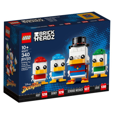 LEGO 40477 BrickHeadz Sknerus McKwacz, Hyzio, Dyzio i Zyzio – zdjęcie