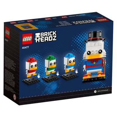 LEGO 40477 BrickHeadz Sknerus McKwacz, Hyzio, Dyzio i Zyzio – zdjęcie