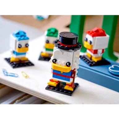 LEGO 40477 BrickHeadz Sknerus McKwacz, Hyzio, Dyzio i Zyzio – zdjęcie