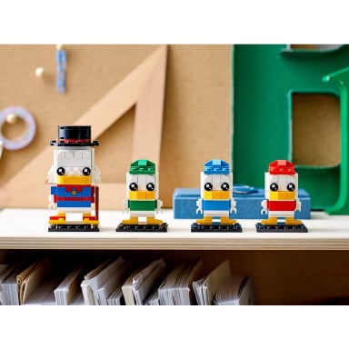 LEGO 40477 BrickHeadz Sknerus McKwacz, Hyzio, Dyzio i Zyzio – zdjęcie