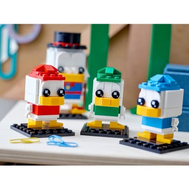 LEGO 40477 BrickHeadz Sknerus McKwacz, Hyzio, Dyzio i Zyzio – zdjęcie