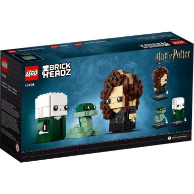 LEGO 40496 BrickHeadz Voldemort, Nagini i Bellatrix – zdjęcie