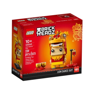 LEGO 40540 BrickHeadz Chłopak tańczący taniec lwa – zdjęcie