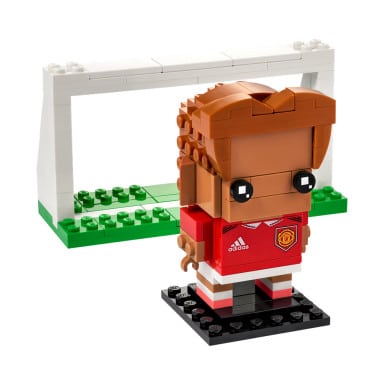 LEGO 40541 BrickHeadz Portret z klocków — Manchester United – zdjęcie