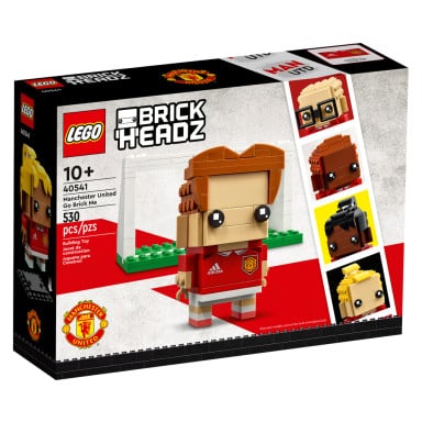 LEGO 40541 BrickHeadz Portret z klocków — Manchester United – zdjęcie