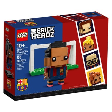 LEGO 40542 BrickHeadz Portret z klocków — FC Barcelona – zdjęcie