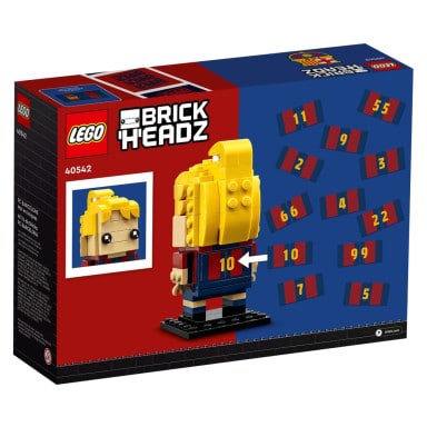 LEGO 40542 BrickHeadz Portret z klocków — FC Barcelona – zdjęcie