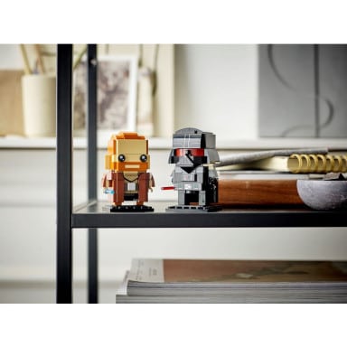 LEGO 40547 BrickHeadz Obi-Wan Kenobi i Darth Vader – zdjęcie