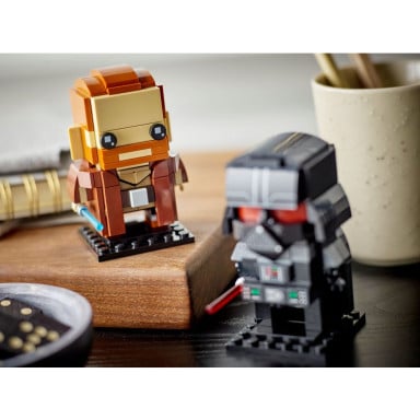 LEGO 40547 BrickHeadz Obi-Wan Kenobi i Darth Vader – zdjęcie