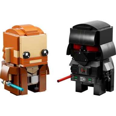 LEGO 40547 BrickHeadz Obi-Wan Kenobi i Darth Vader – zdjęcie
