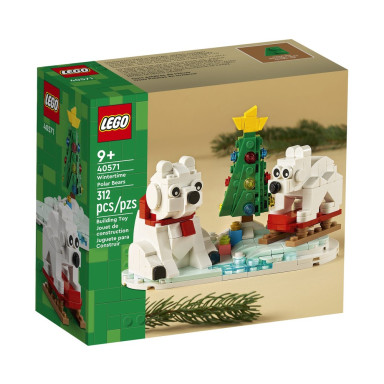 LEGO 40571 Zimowe niedźwiedzie polarne – zdjęcie