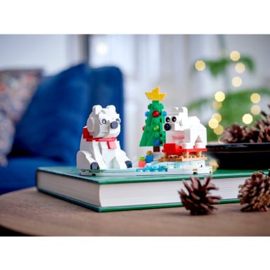 LEGO 40571 Zimowe niedźwiedzie polarne – zdjęcie