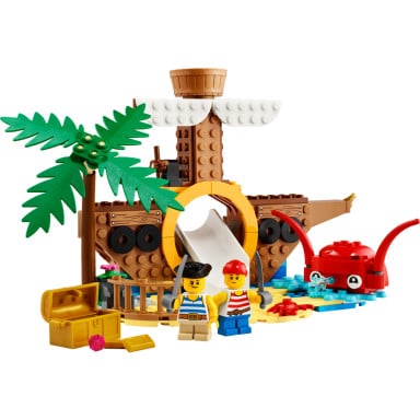 LEGO 40589 Plac zabaw ze statkiem pirackim – zdjęcie