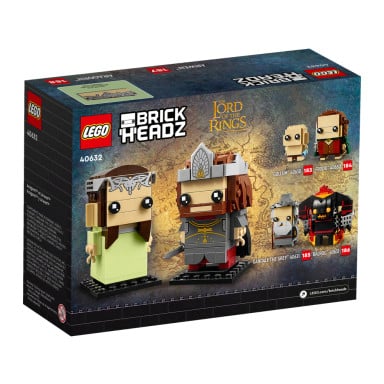 LEGO 40632 BrickHeadz Aragorn i Arwena – zdjęcie