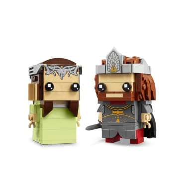 LEGO 40632 BrickHeadz Aragorn i Arwena – zdjęcie