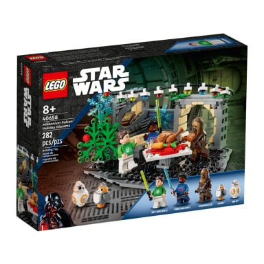 LEGO 40658 Star Wars Świąteczna diorama z Sokołem Millennium – zdjęcie