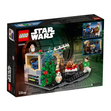 LEGO 40658 Star Wars Świąteczna diorama z Sokołem Millennium – zdjęcie