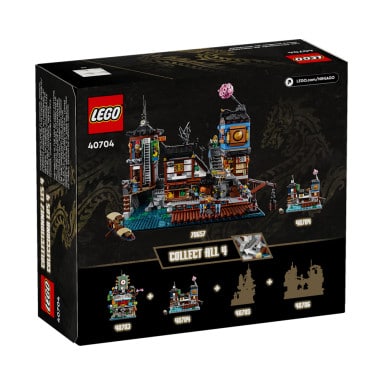 LEGO 40704 NINJAGO Doki mikro-miasta NINJAGO – zdjęcie