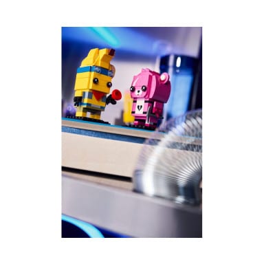 LEGO 40760 BrickHeadz Przygodowy Skórek z Tropików i Dowódczyni Drużyny Przytulanek – zdjęcie