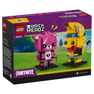 LEGO 40760 BrickHeadz Przygodowy Skórek z Tropików i Dowódczyni Drużyny Przytulanek – zdjęcie