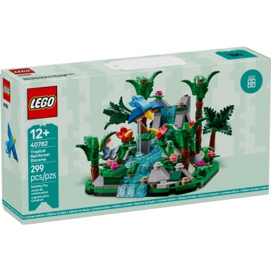 LEGO 40782 Diorama z tropikalnym lasem deszczowym – zdjęcie