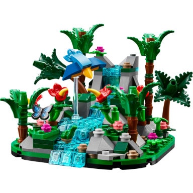 LEGO 40782 Diorama z tropikalnym lasem deszczowym – zdjęcie