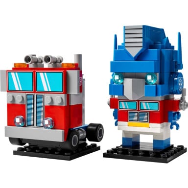 LEGO 40803 BrickHeadz Robot i pojazd Optimus Prime – zdjęcie
