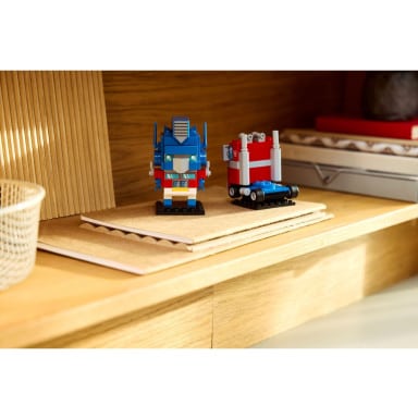 LEGO 40803 BrickHeadz Robot i pojazd Optimus Prime – zdjęcie