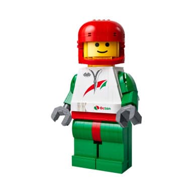 LEGO 40819 Duża minifigurka kierowcy wyścigowego – zdjęcie