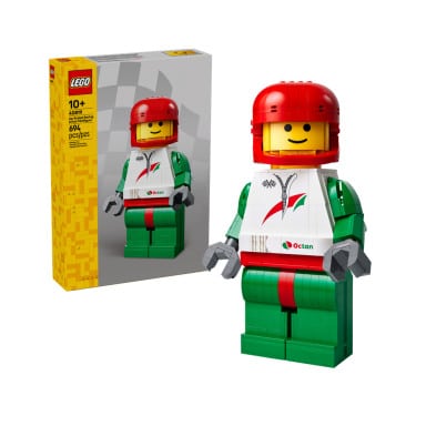 LEGO 40819 Duża minifigurka kierowcy wyścigowego – zdjęcie
