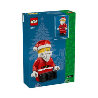 LEGO 40820 Powiększona minifigurka Świętego Mikołaja – zdjęcie