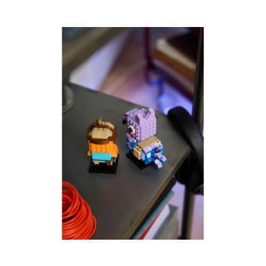 LEGO 40881 BrickHeadz Lama Zaopatrzeniowa i Palucha Rybnego — figurki – zdjęcie