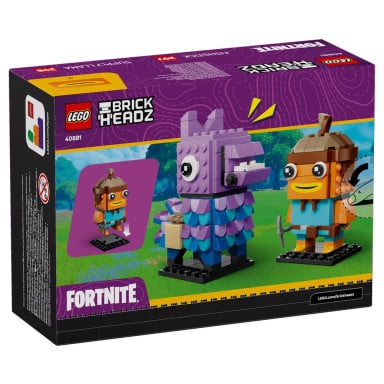 LEGO 40881 BrickHeadz Lama Zaopatrzeniowa i Palucha Rybnego — figurki – zdjęcie