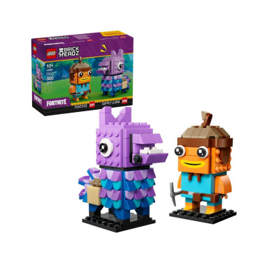 LEGO 40881 BrickHeadz Lama Zaopatrzeniowa i Palucha Rybnego — figurki – zdjęcie
