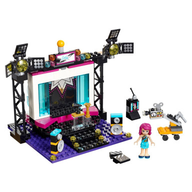 LEGO 41117 Friends Studio telewizyjne gwiazdy pop – zdjęcie