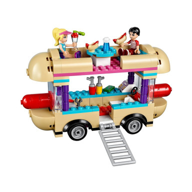 LEGO 41129 Friends Furgonetka z hot-dogami w parku rozrywki – zdjęcie