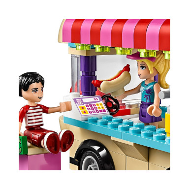 LEGO 41129 Friends Furgonetka z hot-dogami w parku rozrywki – zdjęcie