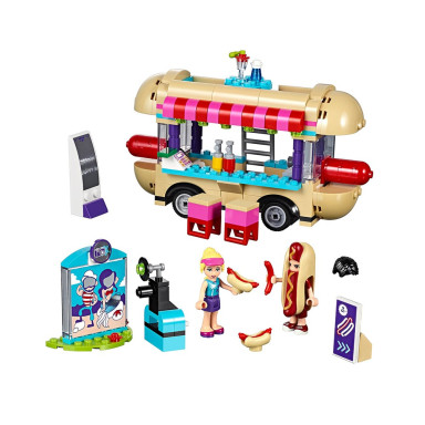 LEGO 41129 Friends Furgonetka z hot-dogami w parku rozrywki – zdjęcie