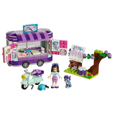 LEGO 41332 Friends Stoisko z rysunkami Emmy – zdjęcie