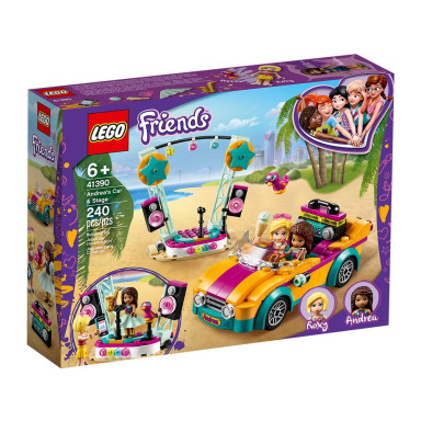 LEGO 41390 Friends Samochód i scena Andrei – zdjęcie