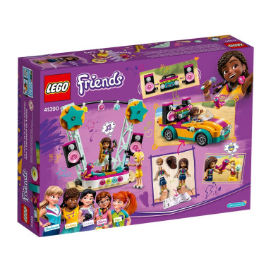 LEGO 41390 Friends Samochód i scena Andrei – zdjęcie