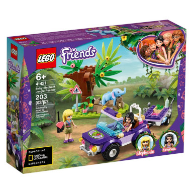 LEGO 41421 Friends Na ratunek słoniątku – zdjęcie