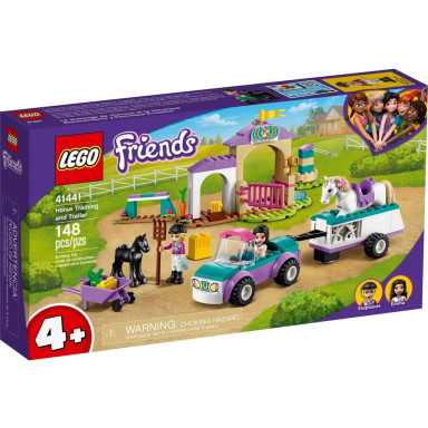 LEGO 41441 Friends Szkółka jeździecka i przyczepa dla konia – zdjęcie
