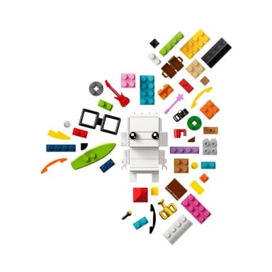 LEGO 41597 BrickHeadz Portret z klocków – zdjęcie
