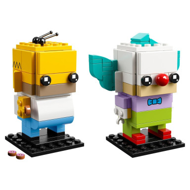 LEGO 41632 BrickHeadz Homer Simpson i Klaun Krusty – zdjęcie